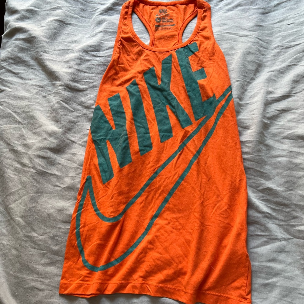 Nike Women's Orange Tank Top